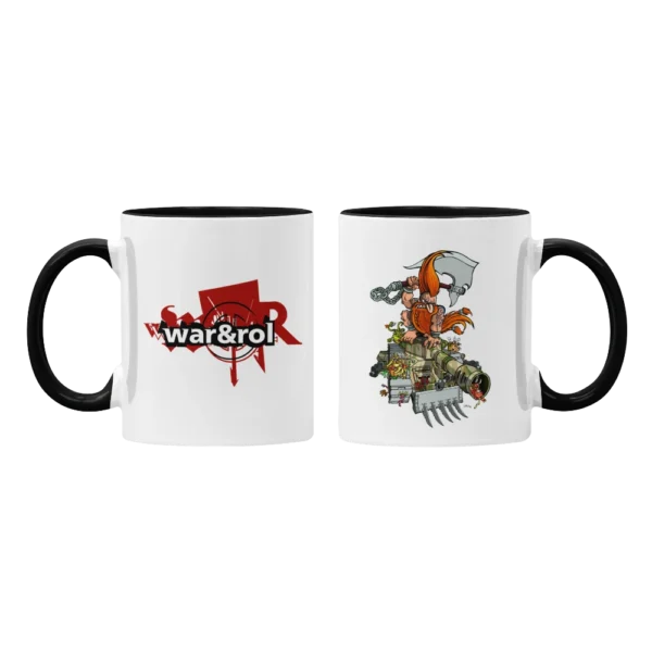 Taza "War & Rol" - Modelo logo + ilustración - Imagen 2